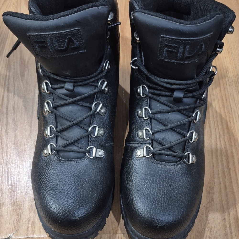Fila Black Hiking Boots